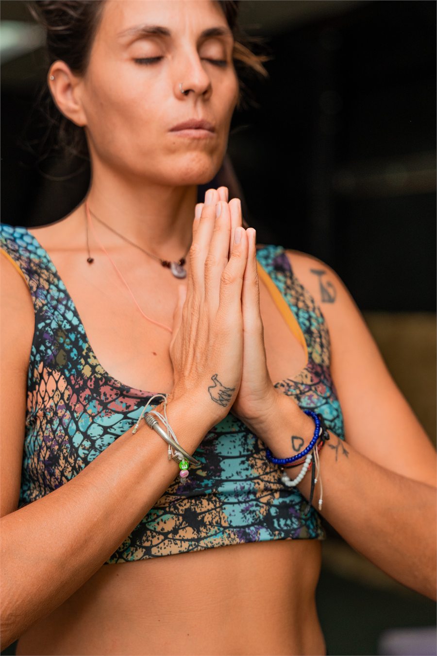 Sesión de fotos de yoga y bienestar